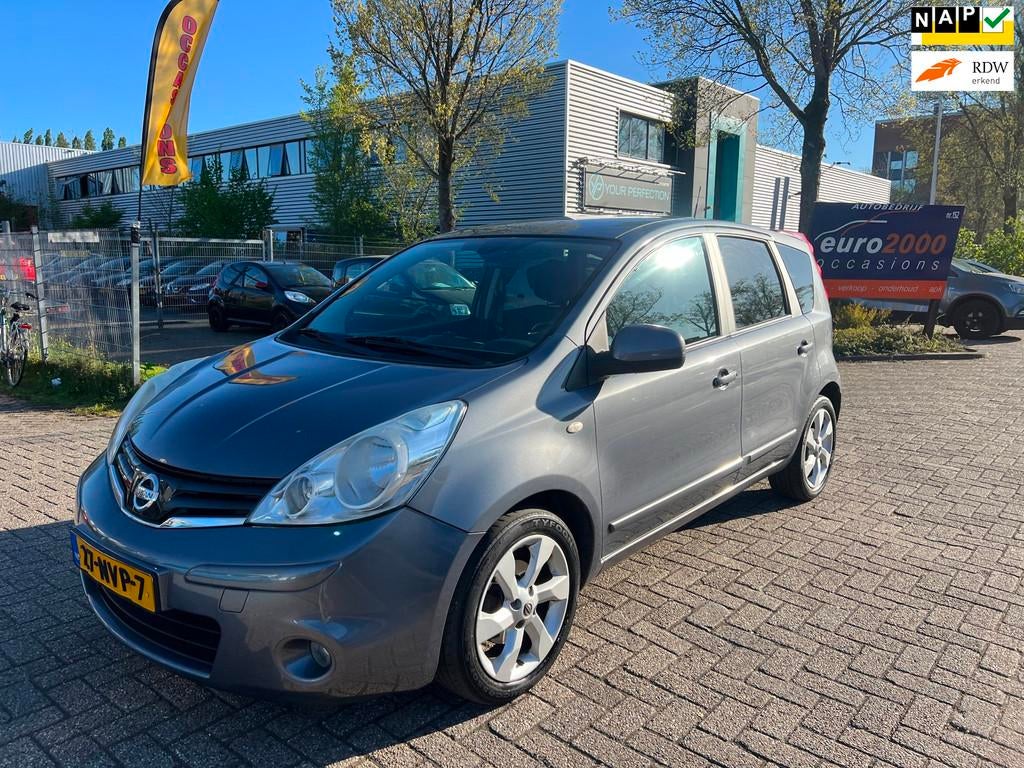 Nissan Note 1.6 Life + - AIRCO - NIEUWE JAAR APK - NETJES !, 15 km/l, Gebruikt, 4 cilinders, Blauw