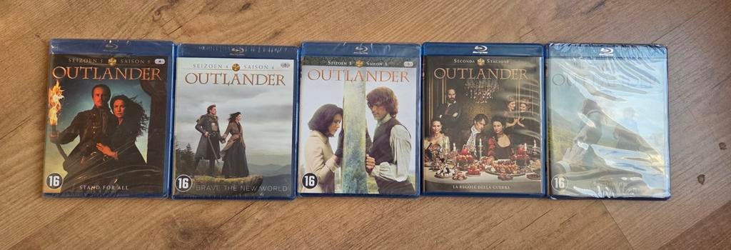 Outlander Seizoen1 2, 3, 4, 5 Blu-ray Boxset Nieuw & Sealed, Ophalen of Verzenden, Nieuw in verpakking, Boxset