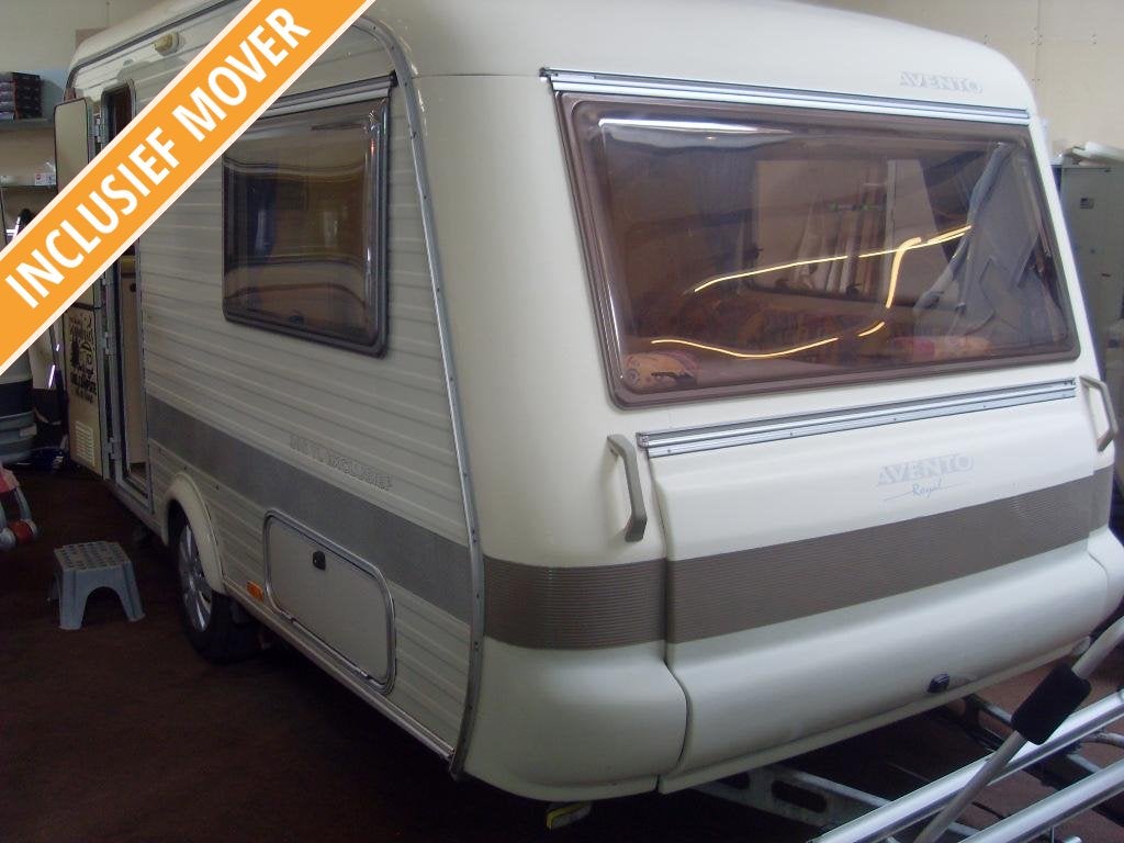 Avento Exclusief 395 met Mover, Caravans en Kamperen, Caravans, Overige typen, Standaardzit, Bedrijf, Tot 4 meter
