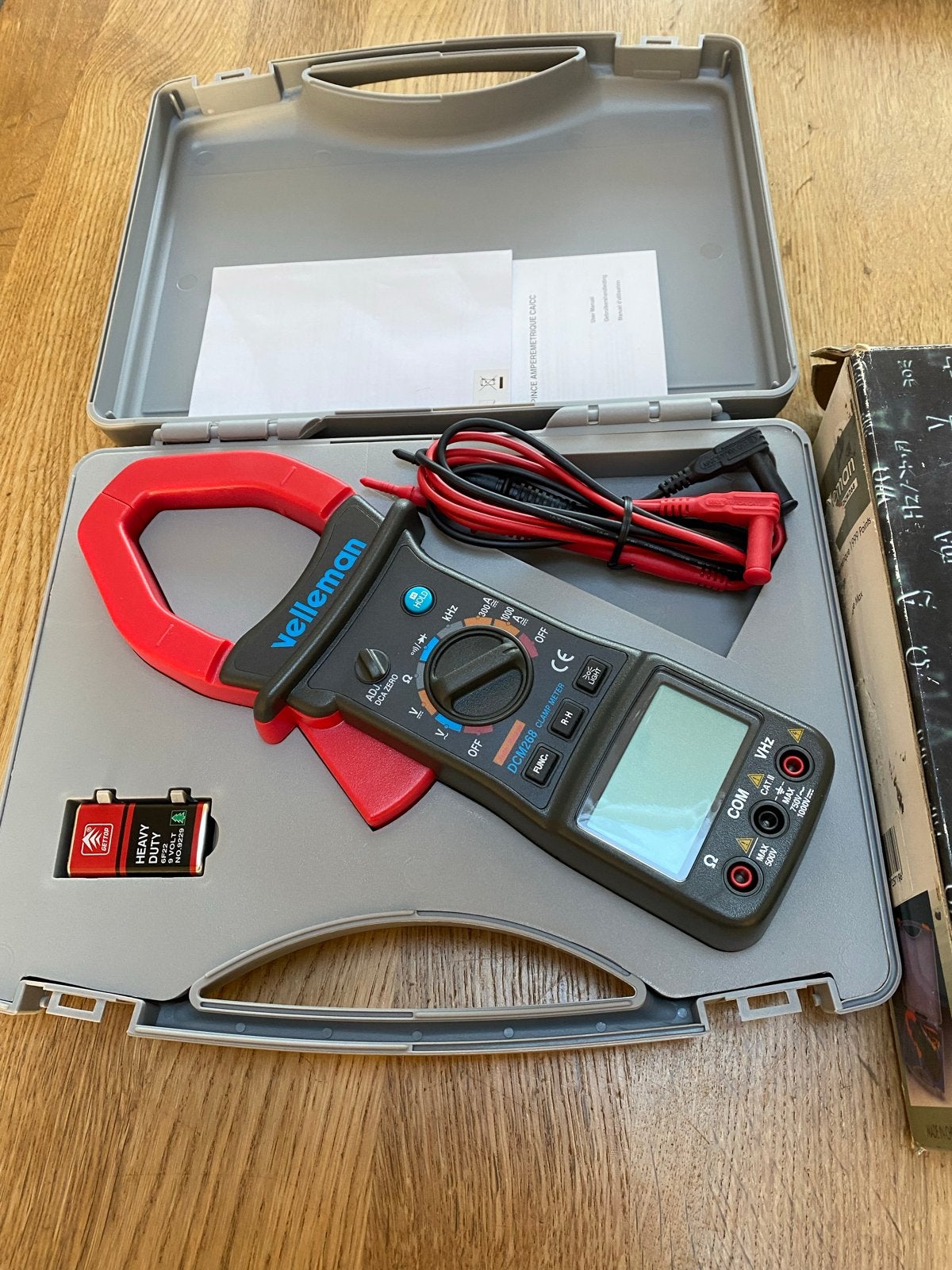 Velleman Digitale Ampèretang DCM266L - Zo goed als nieuw, Ophalen of Verzenden, Zo goed als nieuw, Multimeter