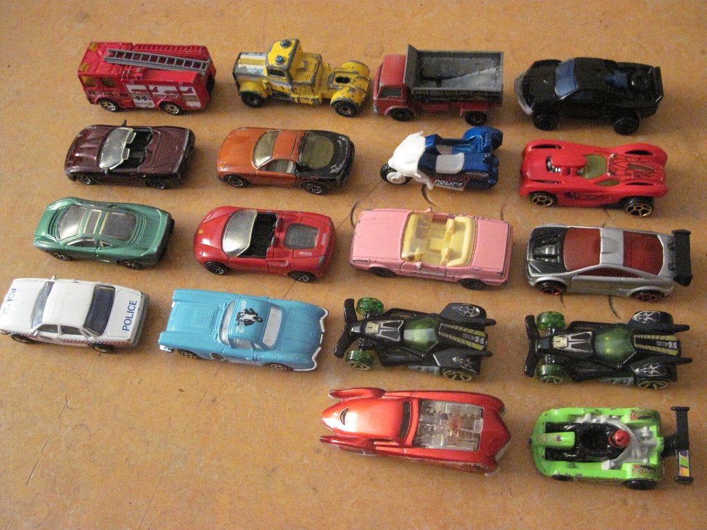 11 x Matchbox/Majorette en 7 x Mattel voor MC Donald, Ophalen of Verzenden, Gebruikt, Auto, Overige merken