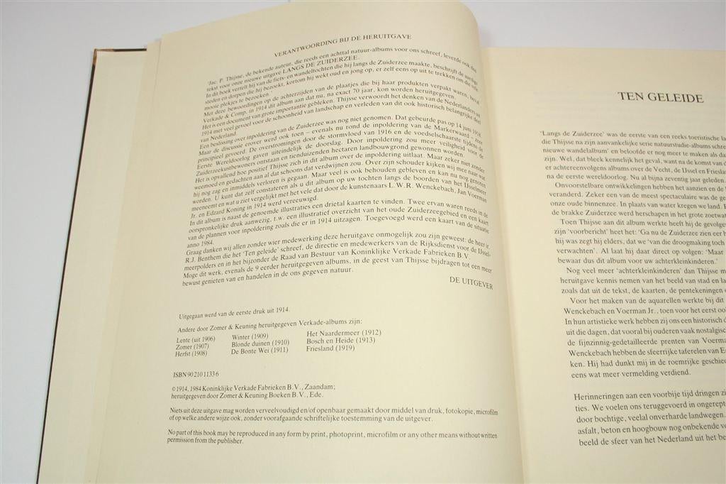 Langs de Zuiderzee — Verkade Album — Facsimile 1914, Boeken, Prentenboeken en Plaatjesalbums, Ophalen of Verzenden, Gelezen