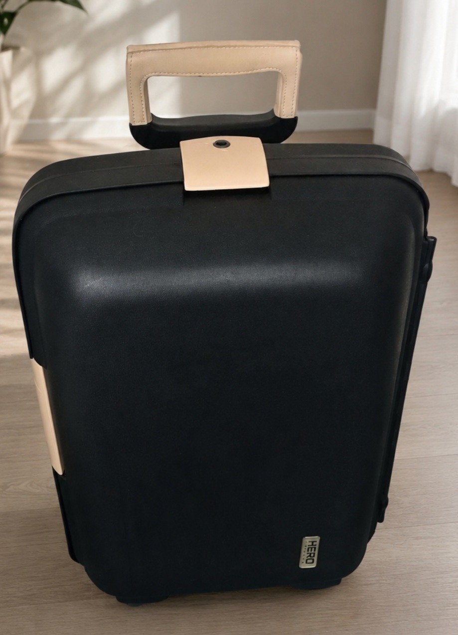 Koffer Hero travels, Hard kunststof, Minder dan 50 cm, Zo goed als nieuw, Minder dan 35 cm
