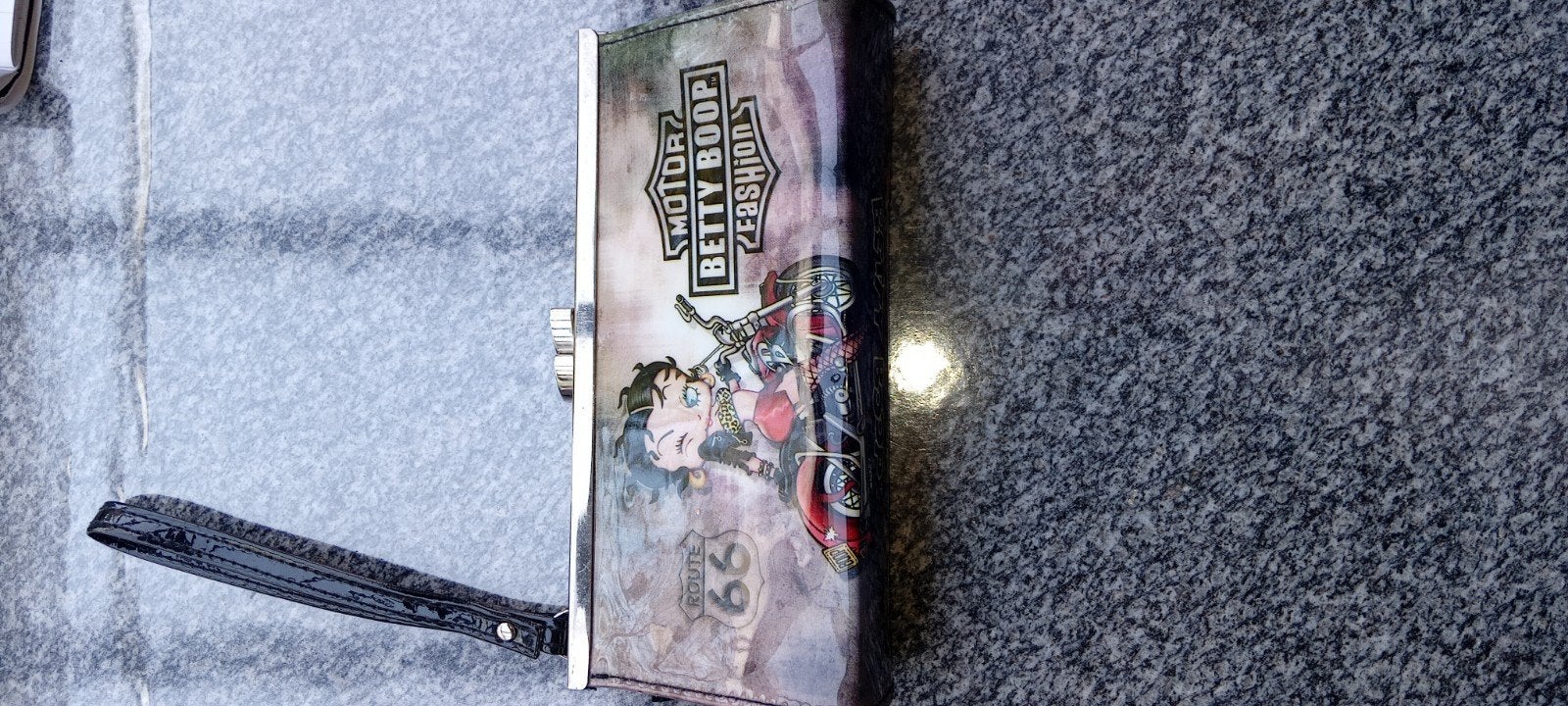 Betty Boop Beurs met Rits en Polsbandje, Ophalen of Verzenden, Gebruikt, Overige kleuren, Overige typen