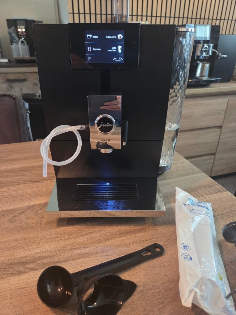 Jura ENA 8 EA Full Metro Black 2022 | (4.506 bereidingen), Jura, 10 kopjes of meer, Koffiemachine, Ophalen of Verzenden