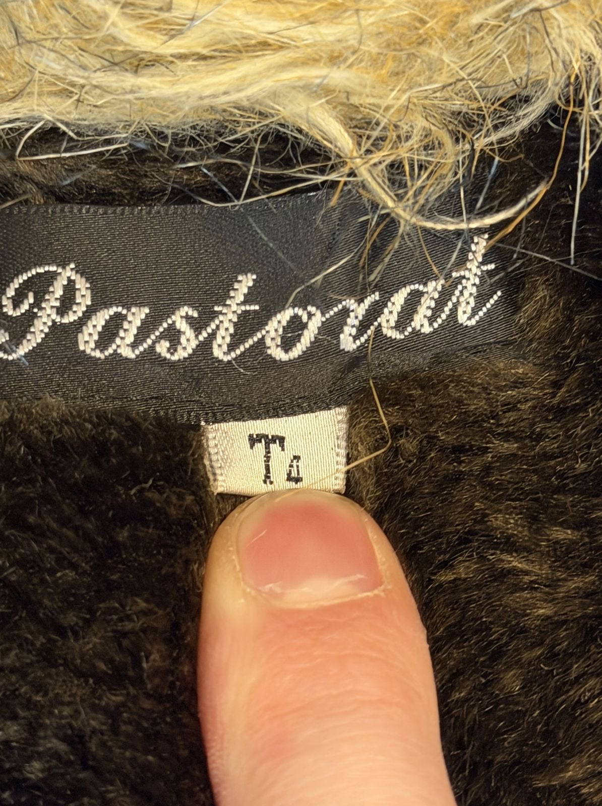 Vintage Dressing Afghaanse jas zwart dames maat XL, Bayline Vintage Trading, Verzenden, Zwart, Maat 46/48 (XL) of groter