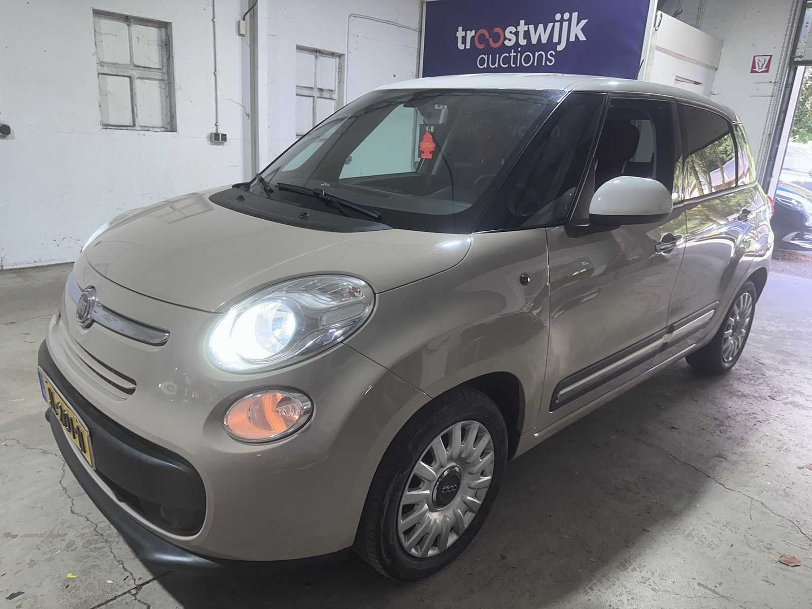 Fiat - 500 L - 0.9 TwinAir PopStar - JL-201-N- 2016, Auto's, Fiat, Gebruikt, Euro 6, Bruin, Origineel Nederlands