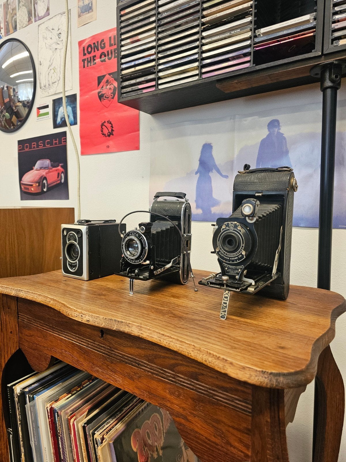 Vintage camera's, decoratie of voor gebruik, Audio, Tv en Foto, Fotocamera's Analoog, Ophalen of Verzenden, Compact, Kodak