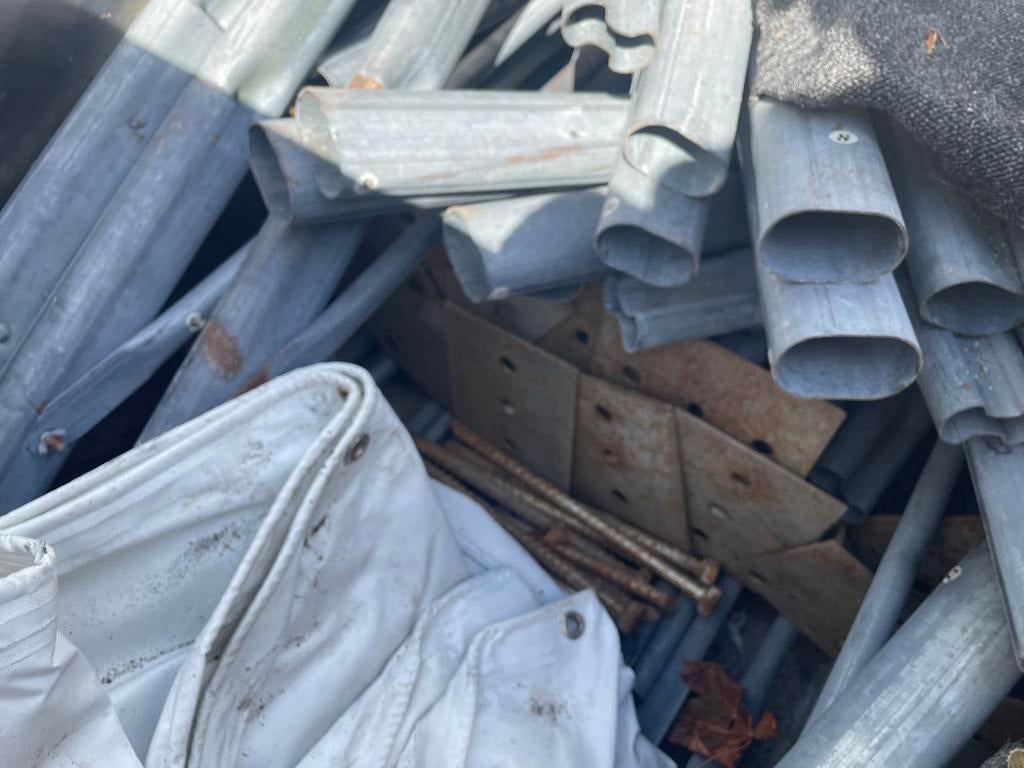 Zweedse op maat gemaakte boot tent / bootoverkapping carport, Ophalen, Zo goed als nieuw