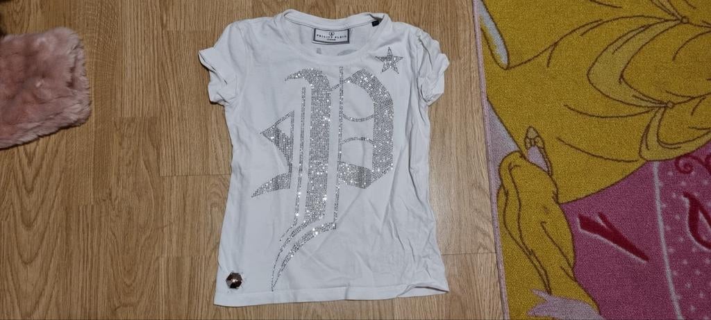 Philipp Plein T-shirt maat 116 gebruikt origineel, Gebruikt, Philipp Plein, Jongen of Meisje, Ophalen of Verzenden