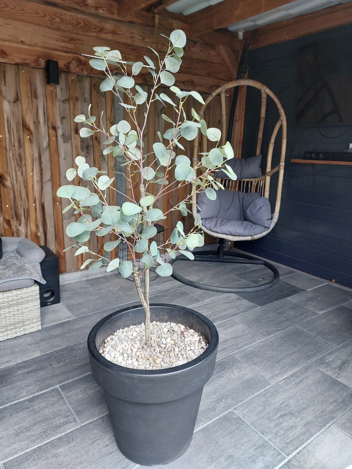 Kunst Eucalyptus Plant in Pot - Groen, Groen, Met pot of vaas, Kunstplant, Nieuw