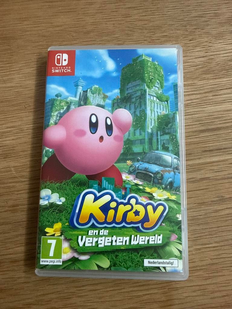 Kirby en de Vergeten Wereld - Nintendo Switch (Zo goed als n, Avontuur en Actie, 2 spelers, Ophalen of Verzenden, Zo goed als nieuw