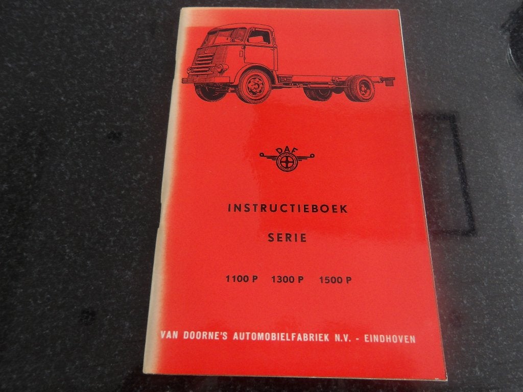DAF Serie 1100 P / 1300 P / 1500 P - Instructieboek NL, Verzenden
