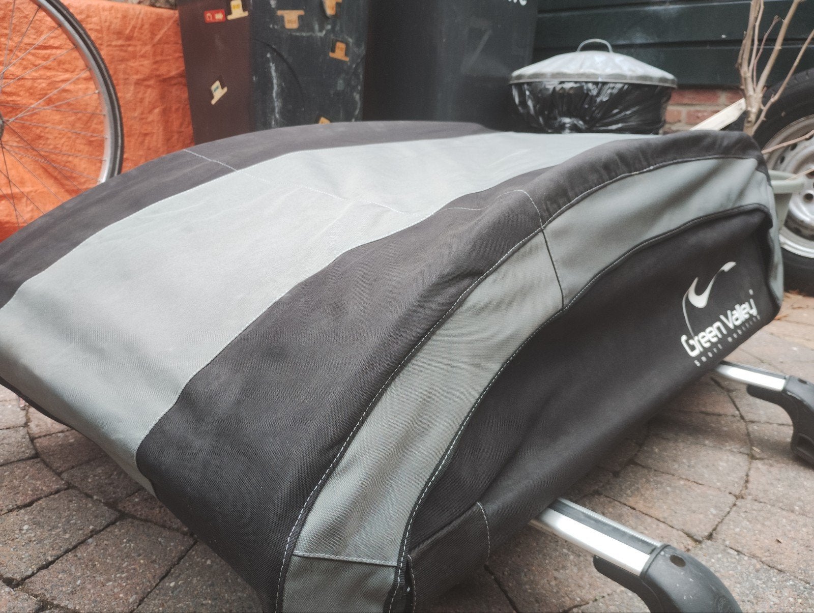 Dakkoffer - Zacht en Opvouwbaar 120x70x35, Auto diversen, Dakkoffers, Ophalen, Gebruikt