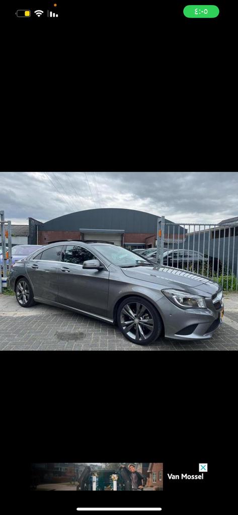Mercedes-Benz CLA 200CDI 1.8 100KW 7G-DCT(AUT) 2014 Grijs, Auto's, CLA, 136 pk, Zwart, 4 cilinders
