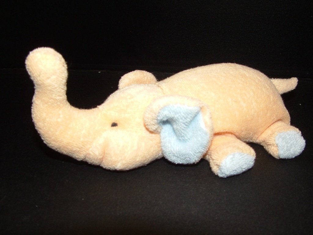 HAPPY HORSE OLIFANT BADSTOF PASTEL GEEL MET BLAUWE, Verzenden, Nieuw, Overige typen