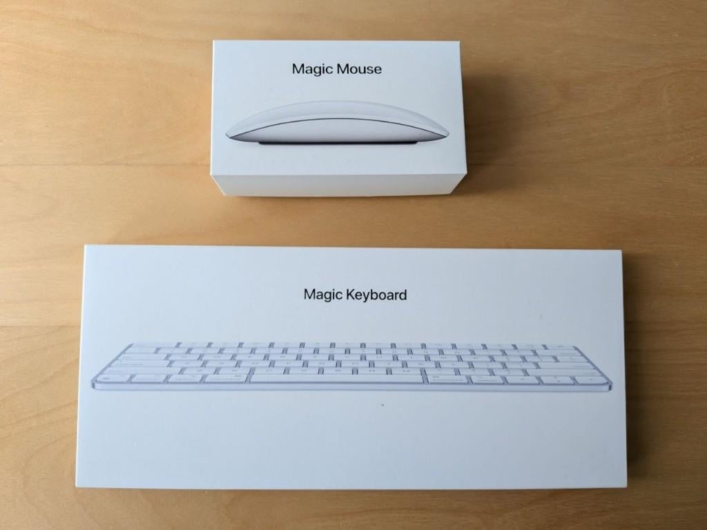 Apple Magic Mouse 2 + Magic Keyboard (2021) – als nieuw, Computers en Software, Toetsenborden, Ophalen of Verzenden, Zo goed als nieuw