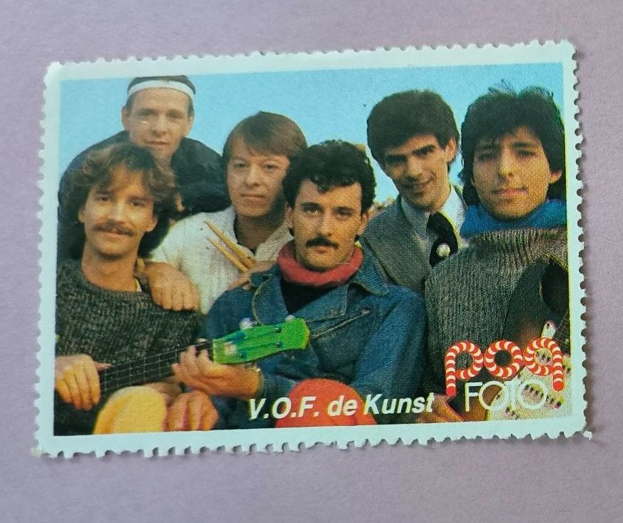 Popfoto zegel VOF de Kunst, Ophalen of Verzenden, Zo goed als nieuw, Foto of Kaart