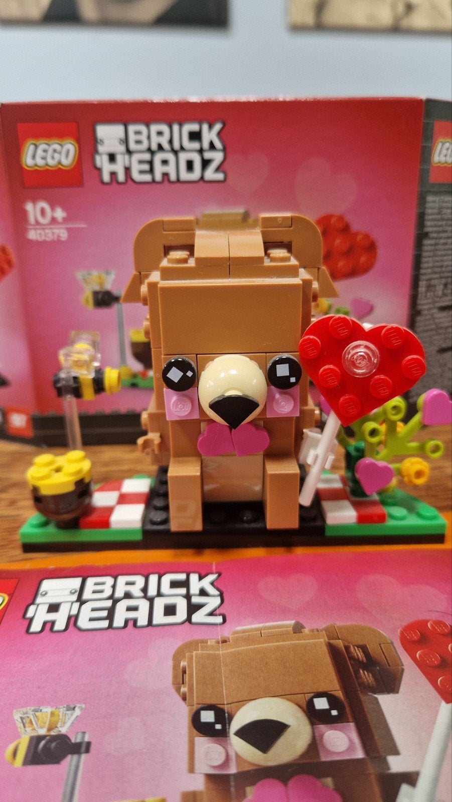 Lego Brickheadz Beer 40379 - Compleet met doos en boekje, Kinderen en Baby's, Ophalen of Verzenden, Zo goed als nieuw, Lego