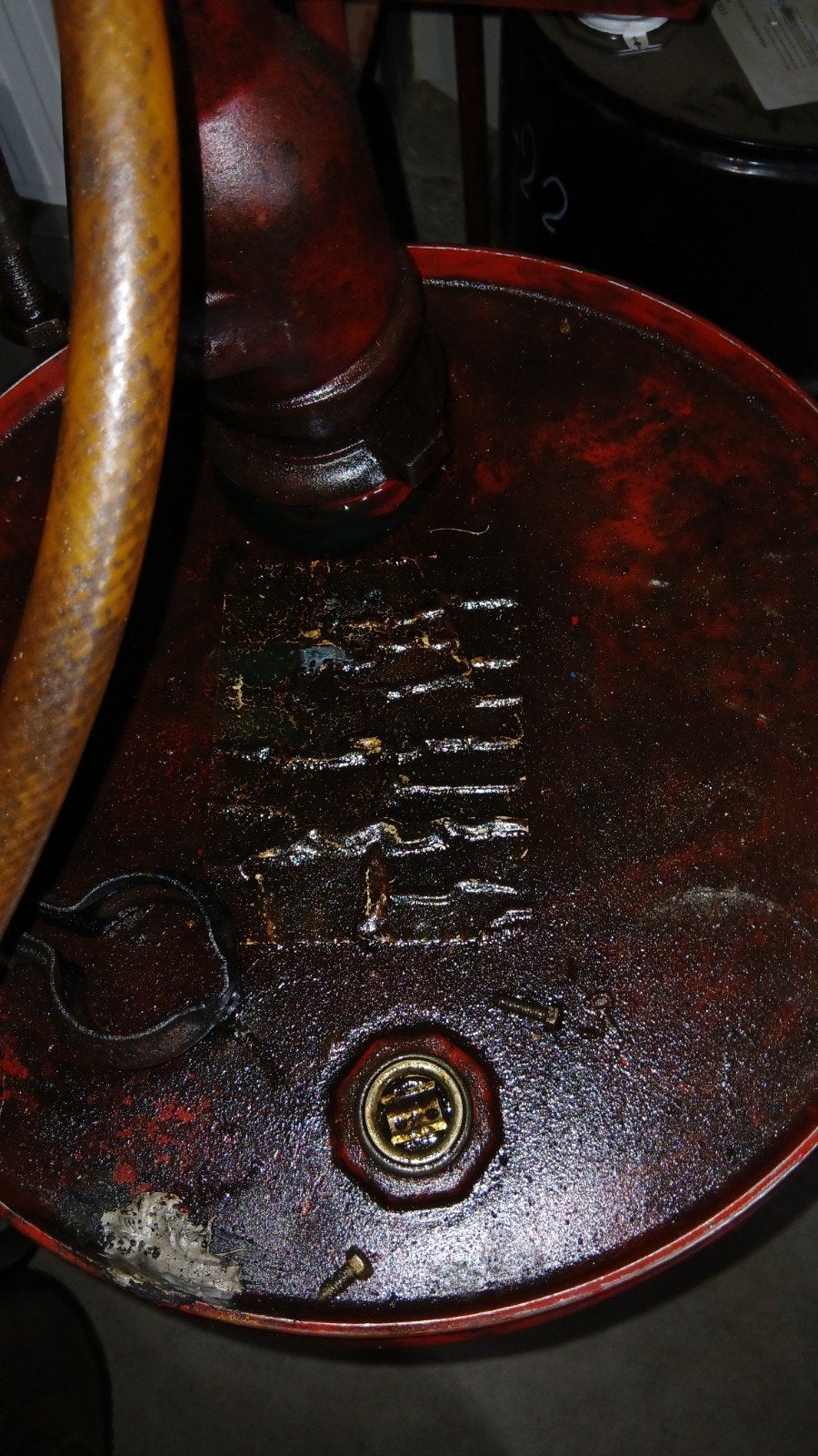 40L versnellingsbakolie vat met pomp en slang, Ophalen of Verzenden