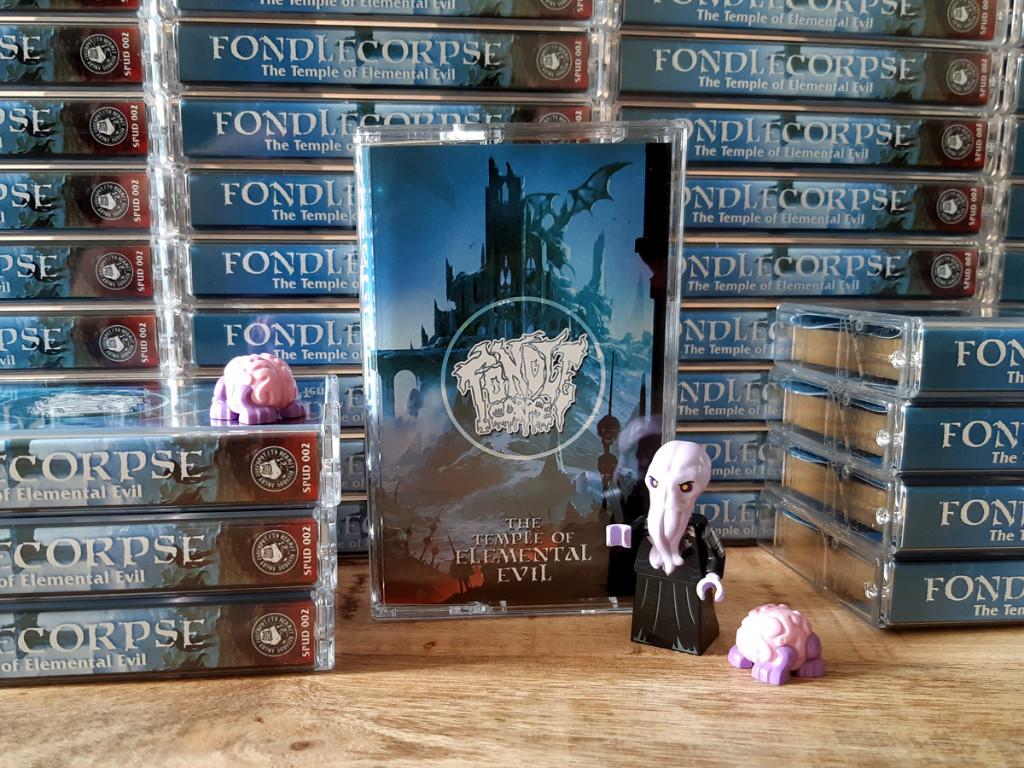 Fondlecorpse 2 song Demo : Temple of Elemental Evil Tape, Verzenden, 1 bandje, Zo goed als nieuw, Origineel