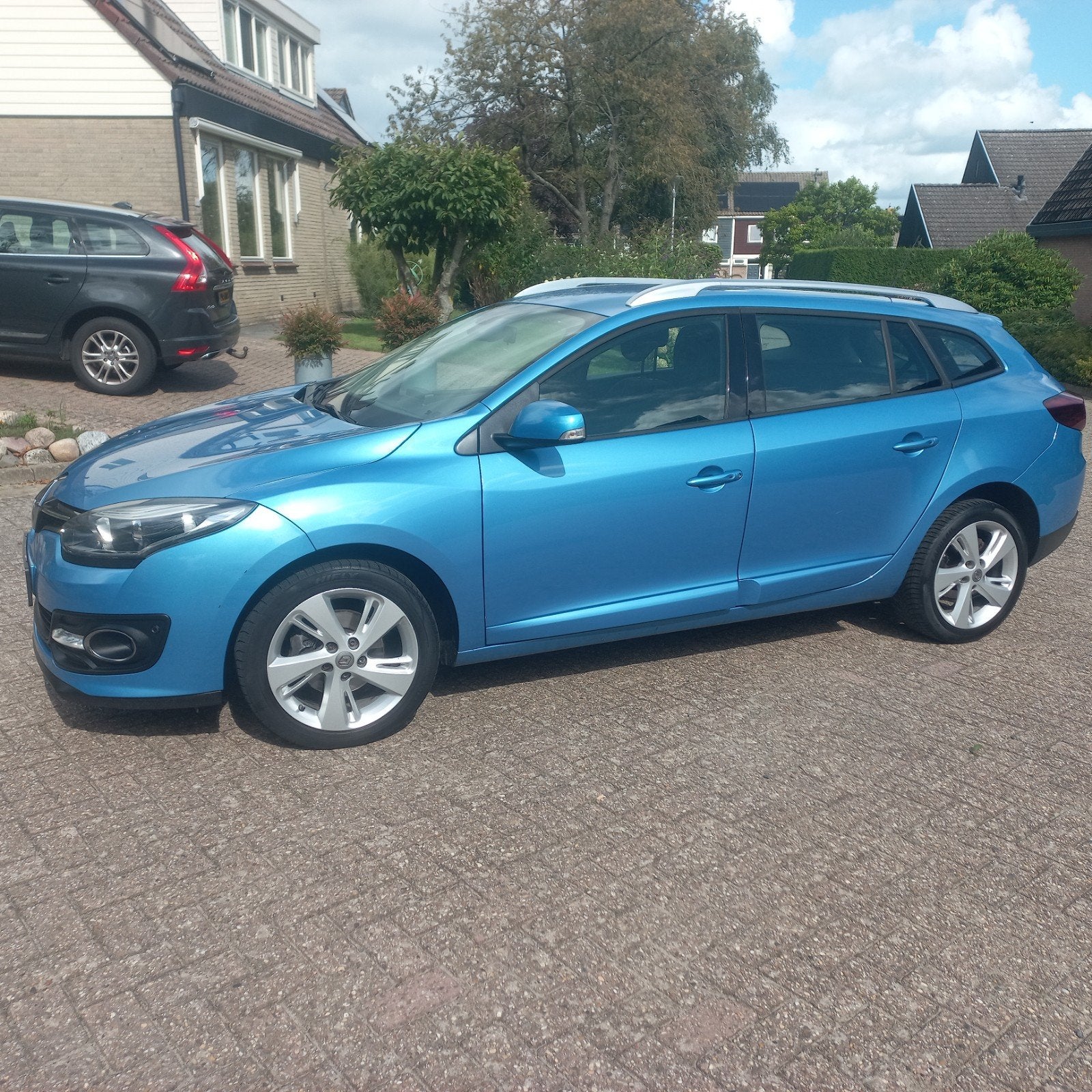 Renault Mégane 1.2 TCE 131pk! Estate 2014 Blauw stoelverw., Auto's, Euro 5, Stof, Zwart, 4 cilinders