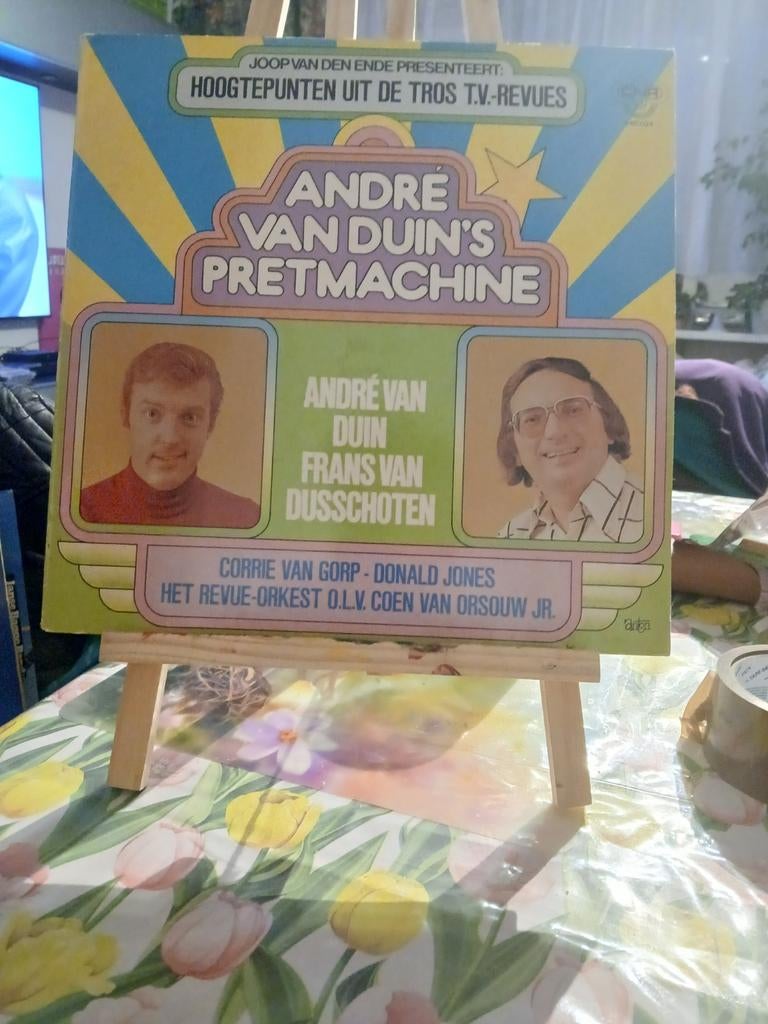 André van Duin's Pretmachine - Hoogtepunten TROS TV-Revues, Ophalen of Verzenden, Gebruikt, 12 inch, Levenslied of Smartlap