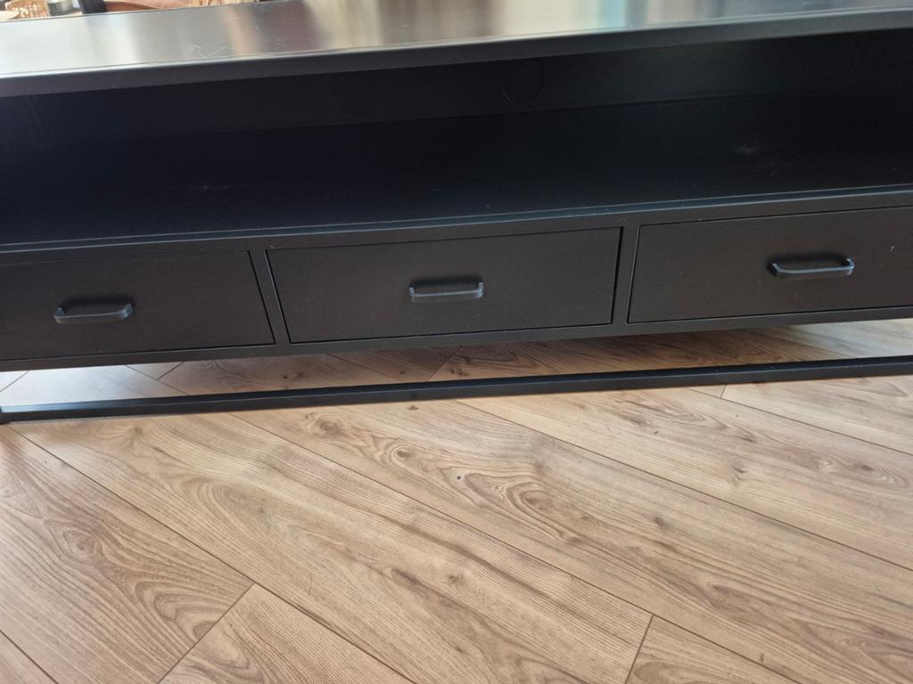 Industrieel tv kast metaal, Ophalen, 100 tot 150 cm, Minder dan 100 cm, Metaal
