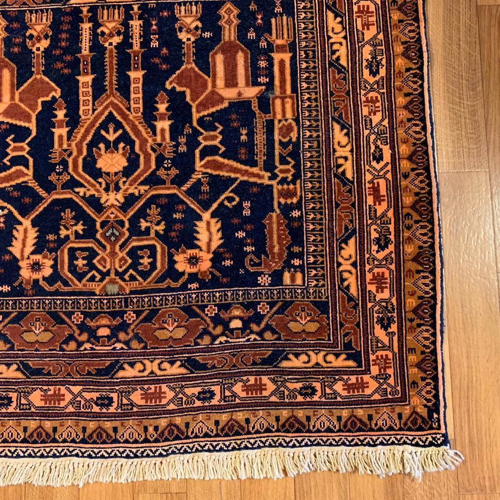 Trendy Origineel Perzisch tapijt Beluch 150 x 100 vloerkleed, TTM Wonen, Meubels – (Perzische) Tapijten en Woonaccessoires, 100 tot 150 cm