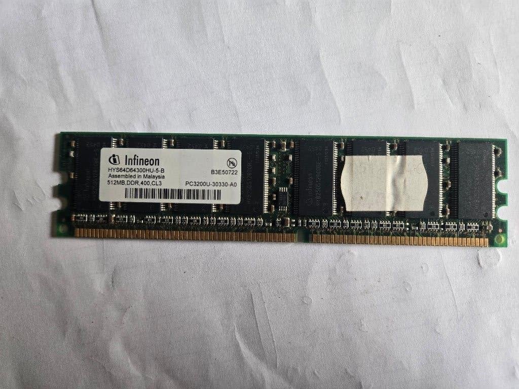 512 MB Ram geheugen, Ophalen of Verzenden, DDR, Desktop, Gebruikt