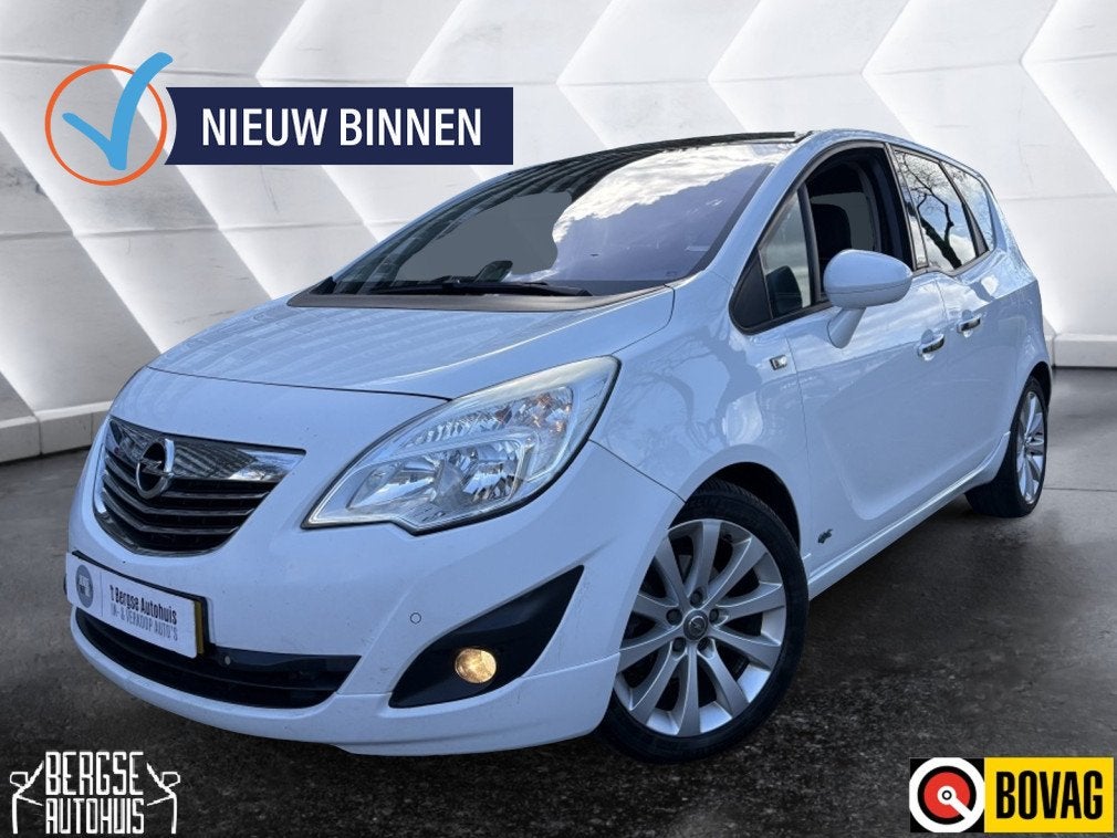 Opel Meriva 1.4 Turbo Cosmo OPC AUT. Cruise Ecc Lmv Nap, Auto's, Opel, Automatische klimaatregeling, Gebruikt, 4 cilinders, Leder en Stof