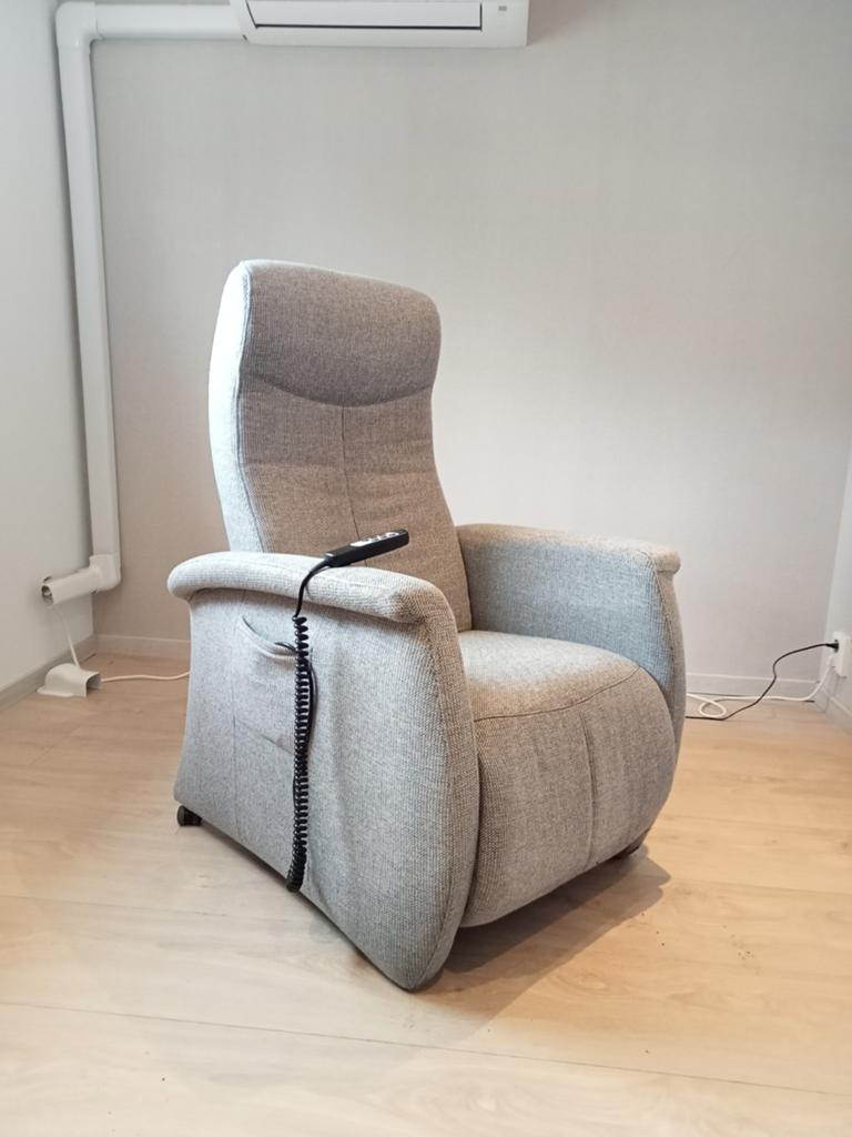 Nette sta op stoel ik gebruikte staat relax fauteuil stof, Ophalen of Verzenden, Gebruikt, Stof, Design