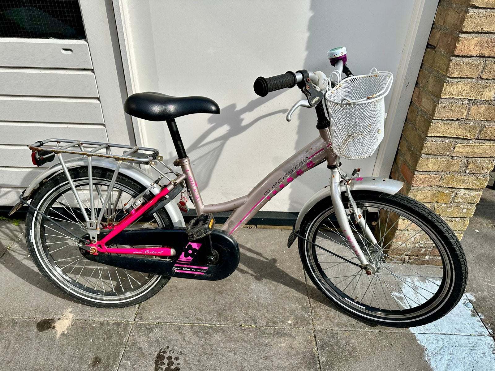 Loekie Superstar kinderfiets 20 inch, Ophalen, Gebruikt, Terugtraprem, 20 inch
