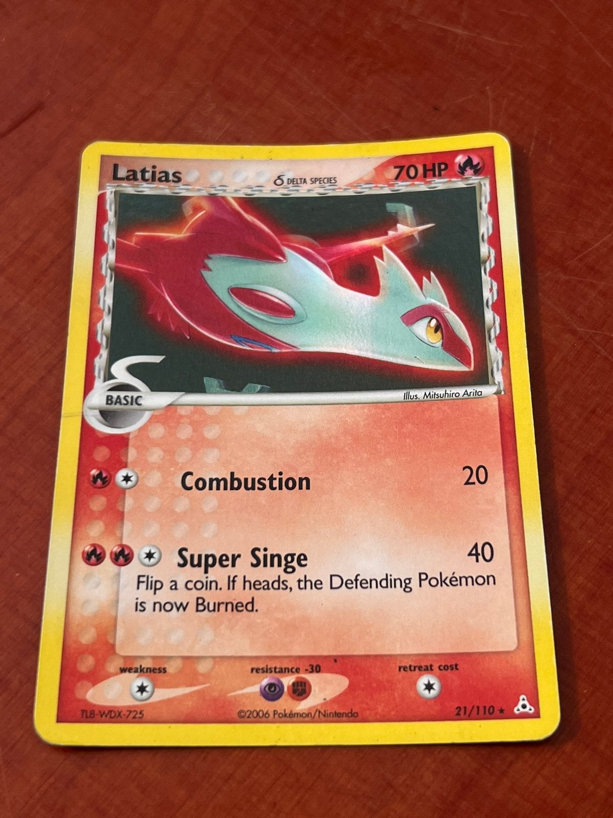 Latias 21 110 holo, Ophalen of Verzenden
