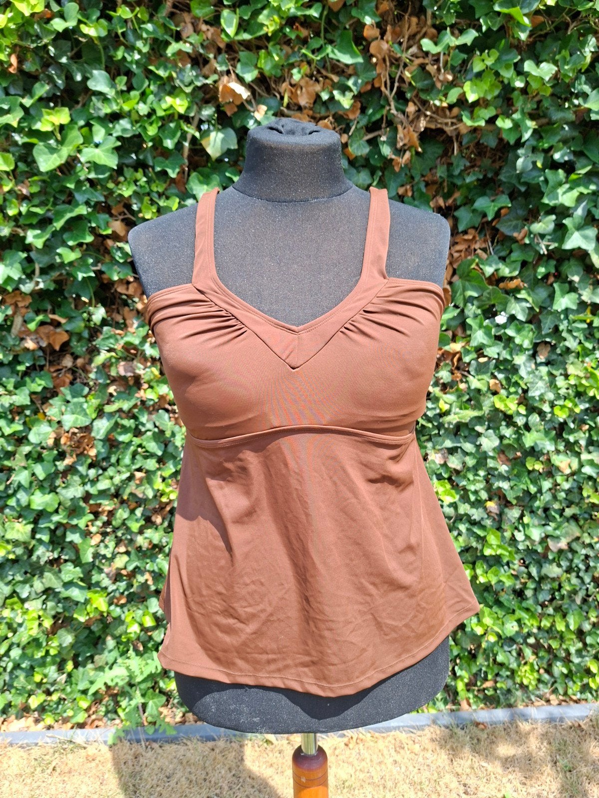 Tankini bikini set bruin met broekje maat 46 nieuw, Ophalen of Verzenden, Nieuw, Bruin, Bikini