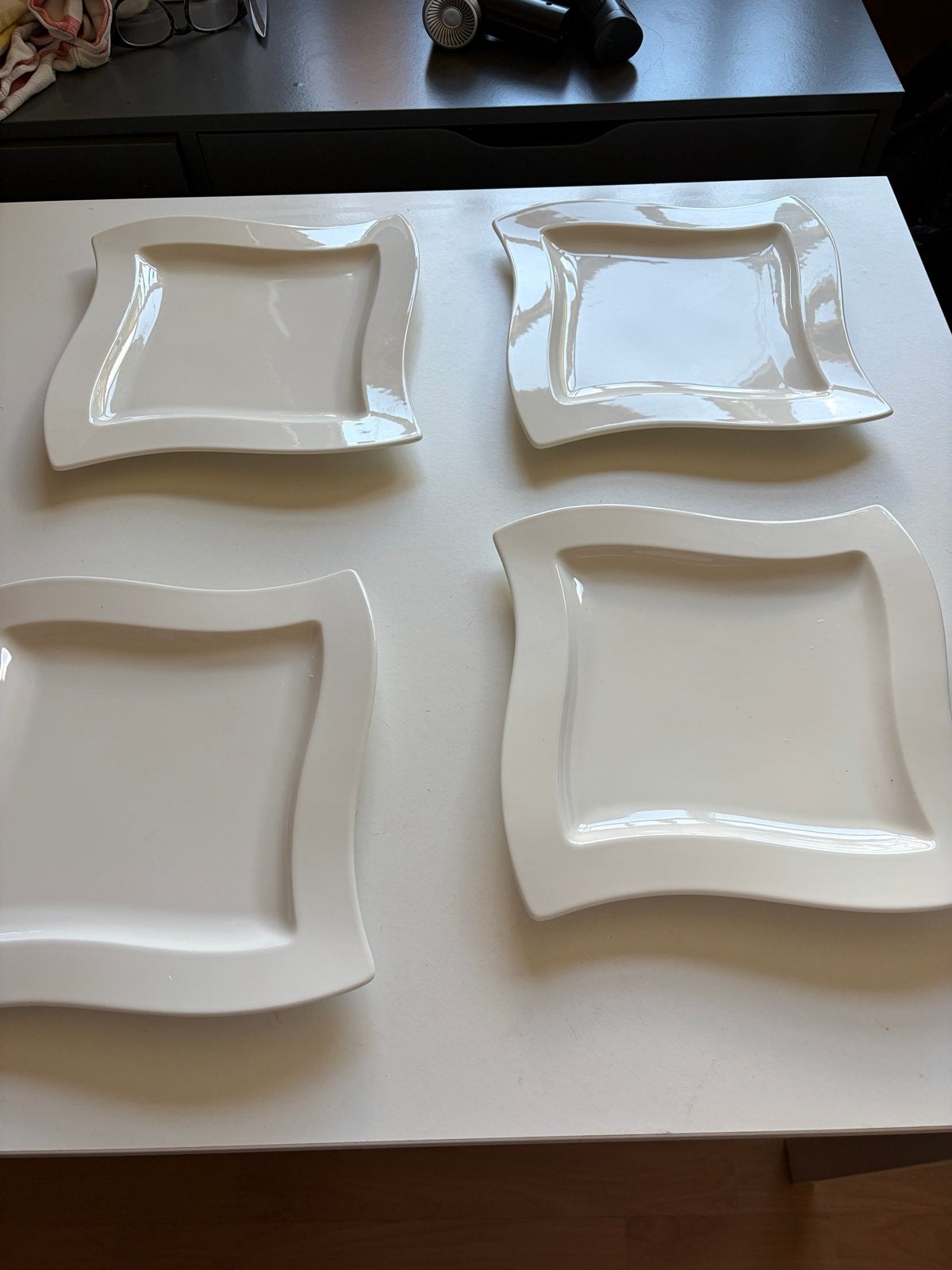 Villeroy & Boch NewWave Dinerborden - Set van 4, Huis en Inrichting, Villeroy & Boch, Ophalen of Verzenden, Zo goed als nieuw