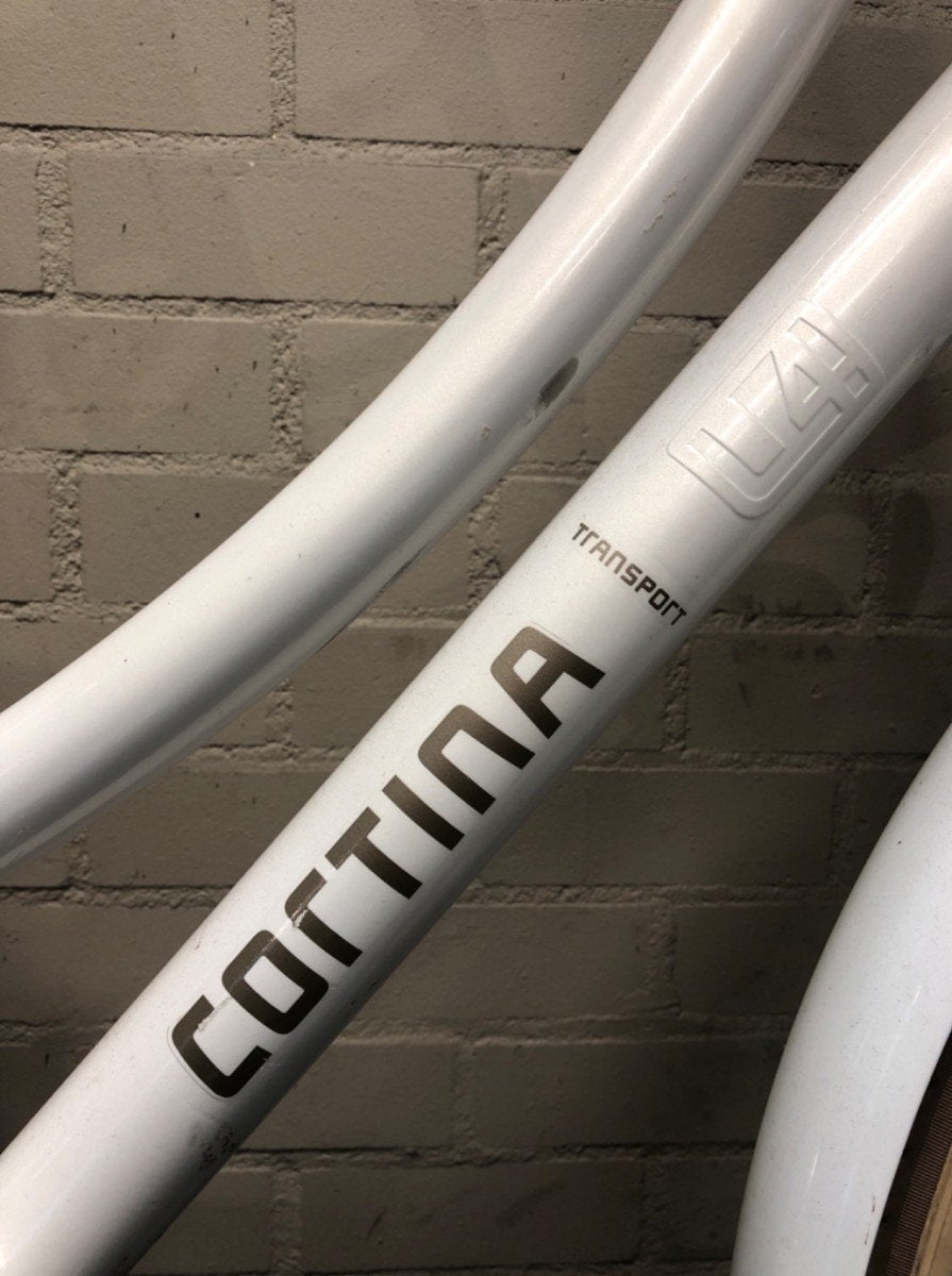 CORTINA E-U4 Transport Dames White Pearl 50cm, Fietsen en Brommers, Elektrische fietsen, Ophalen, Gebruikt, -, -