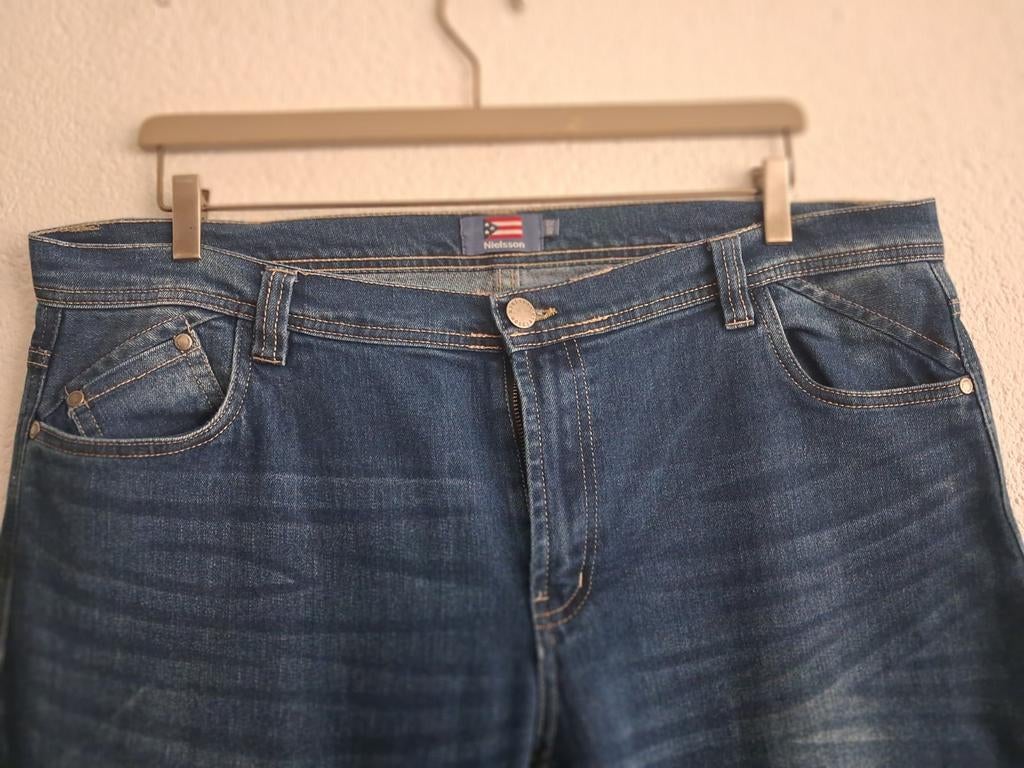 Nielson Jeans - Comfortabele spijkerbroek maat W40/L32, Blauw, Ophalen of Verzenden, Zo goed als nieuw, W40 - W42 (confectie 56/58)
