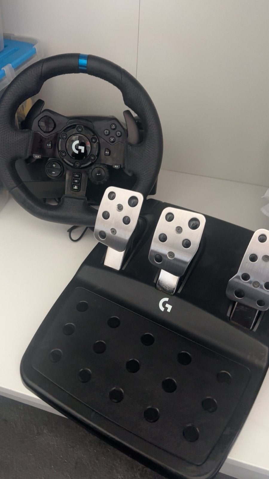 Logitech G29 racestuur met pedalen en shifter, Ophalen, Racestuur, Force feedback, PlayStation