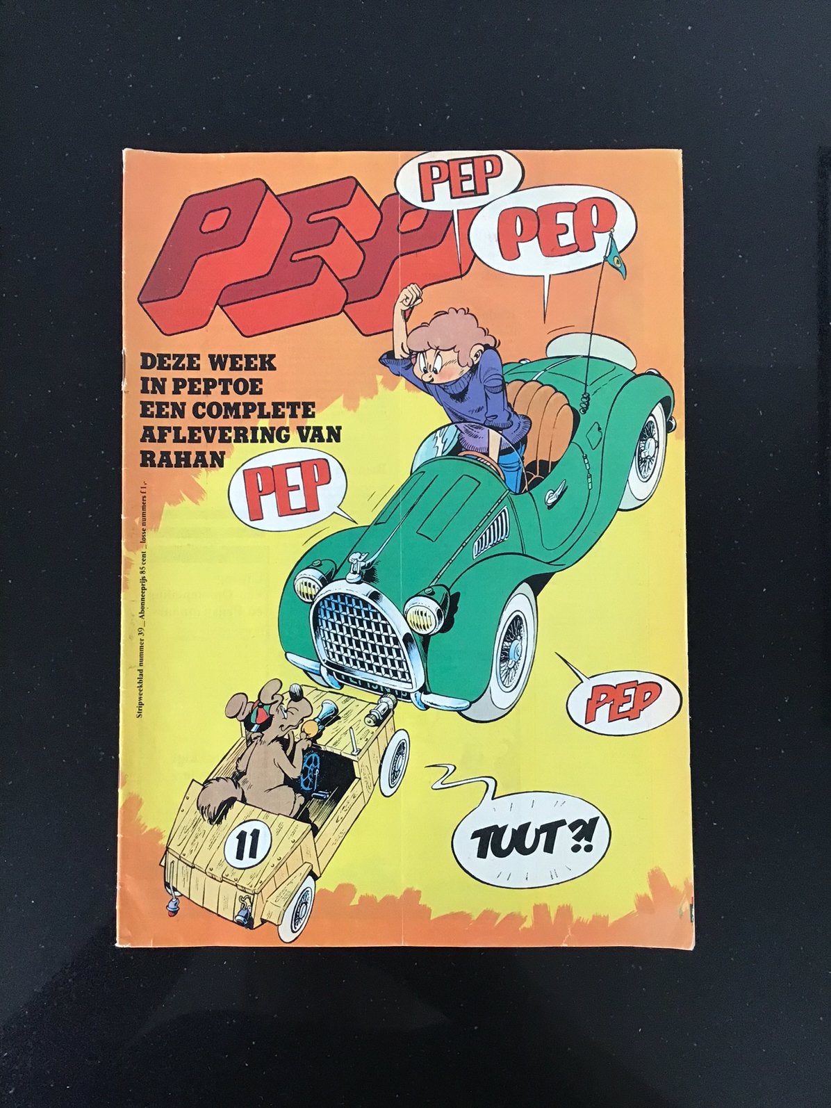 Stripblad. Pep. Uitgave 1974. Nummer 39., Eén stripboek, Verzenden, Gelezen