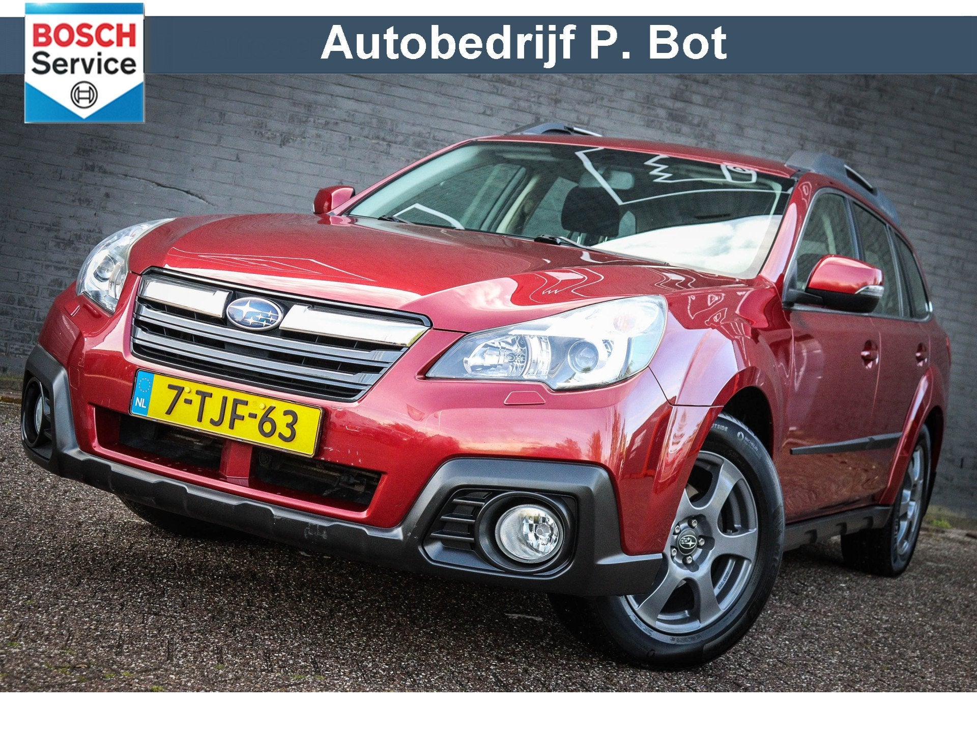 Subaru Outback 2.5i-X Luxury van 18.950,- NU 17.950,-, Euro 5, Stof, Zwart, 4 cilinders