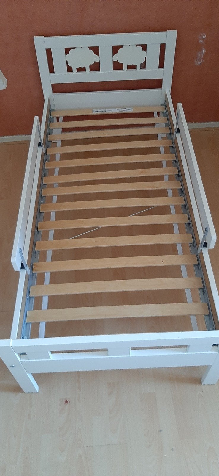 Peuterbed ikea  met lattenbodem 70x160cm, Ophalen, Gebruikt, 90 cm, Eenpersoons