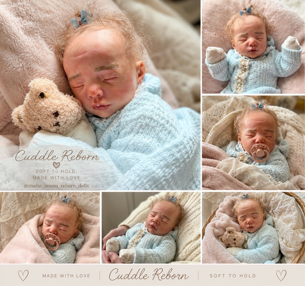 Reborn Kit Lore - Karola Wegerich - Cuddle Reborn Baby, Ophalen of Verzenden, Nieuw, Babypop, Levensecht of Reborn