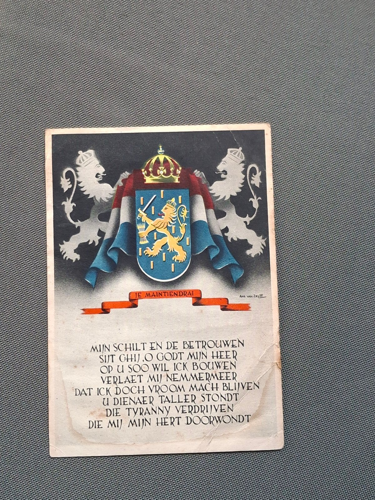 ansichtkaart ww2, Verzamelen, Ophalen of Verzenden, Amerika, Foto of Poster