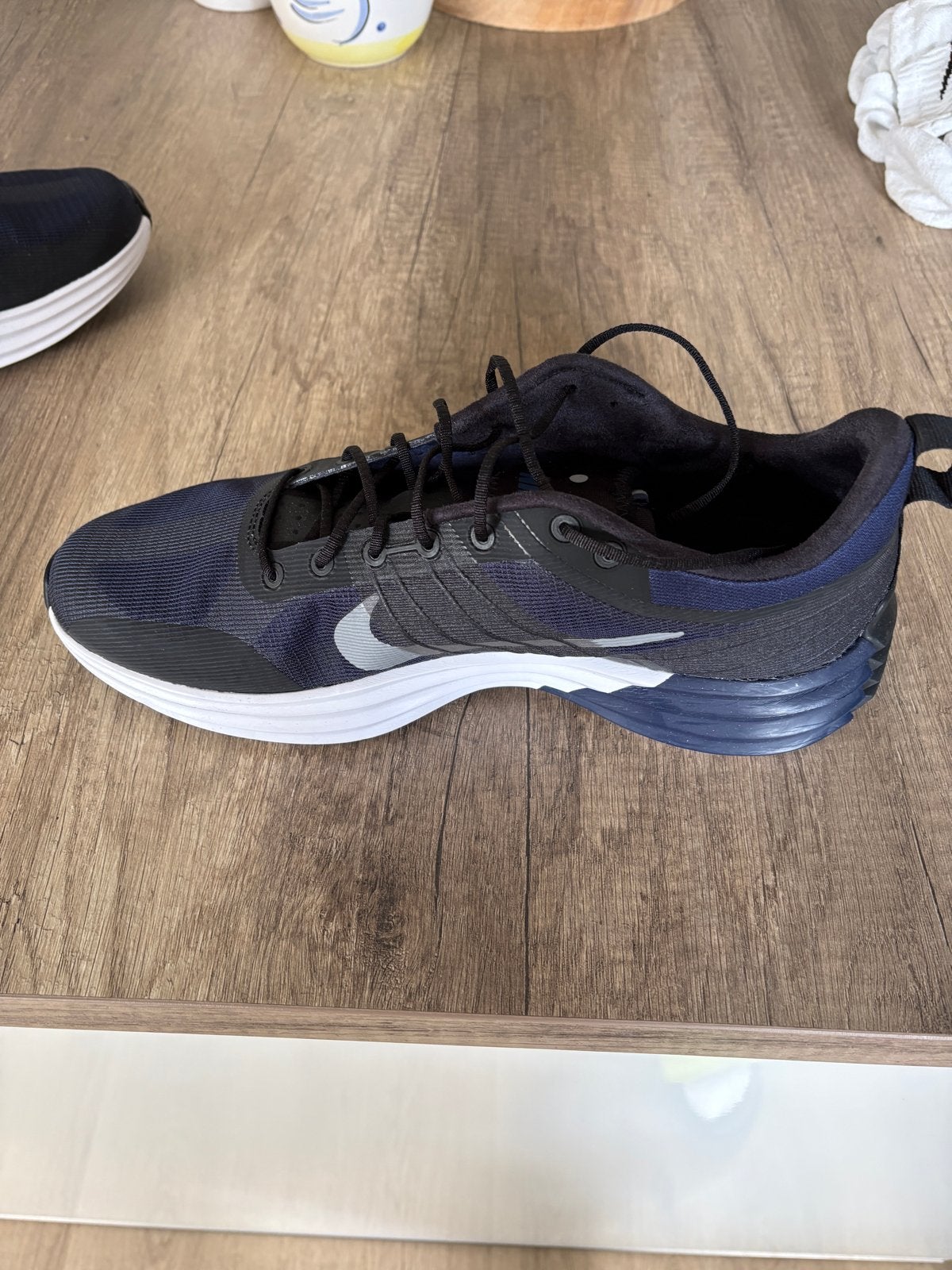 Nike Lunar hardloopschoenen - Zo goed als nieuw, Ophalen, Blauw, Zo goed als nieuw, Hardlopen of Fietsen