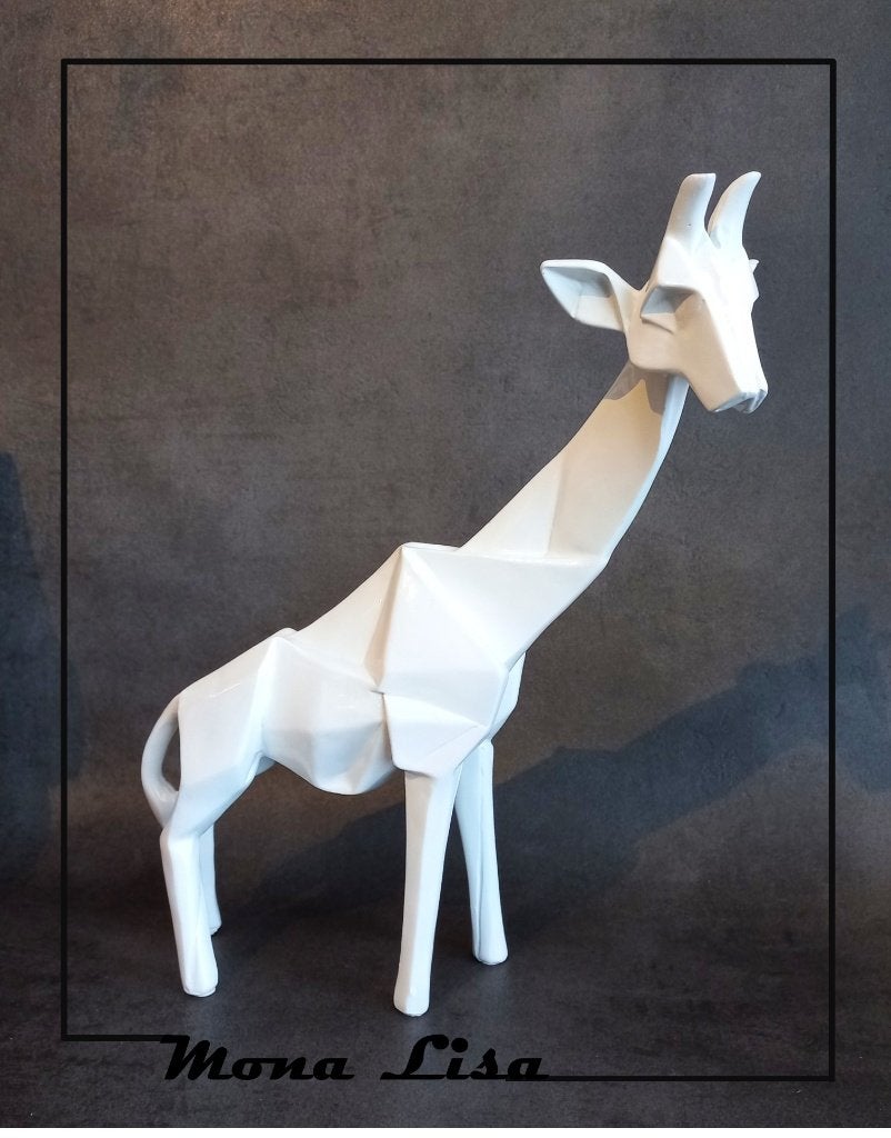 Witte giraf – 33 cm hoog, Ophalen of Verzenden