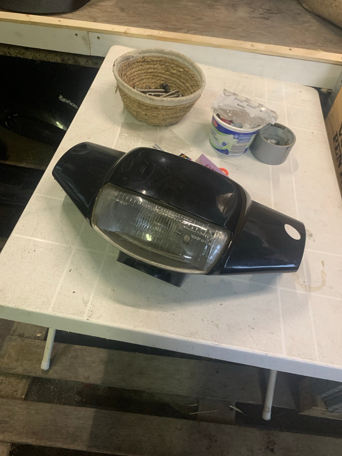 Zip type 1/2/3 koplamp met kap, Ophalen of Verzenden, Gebruikt, Koplamp, Piaggio