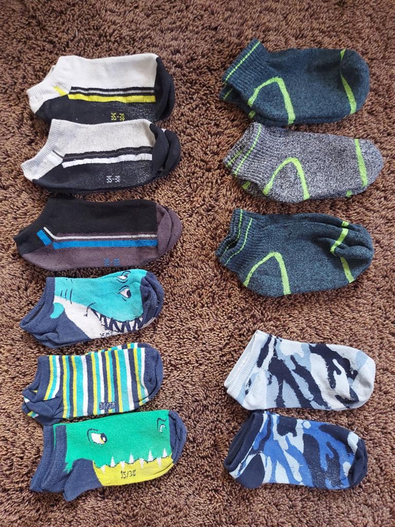 Sneakersokken mt 35-38, Ophalen, Gebruikt, Jongen, Sokken