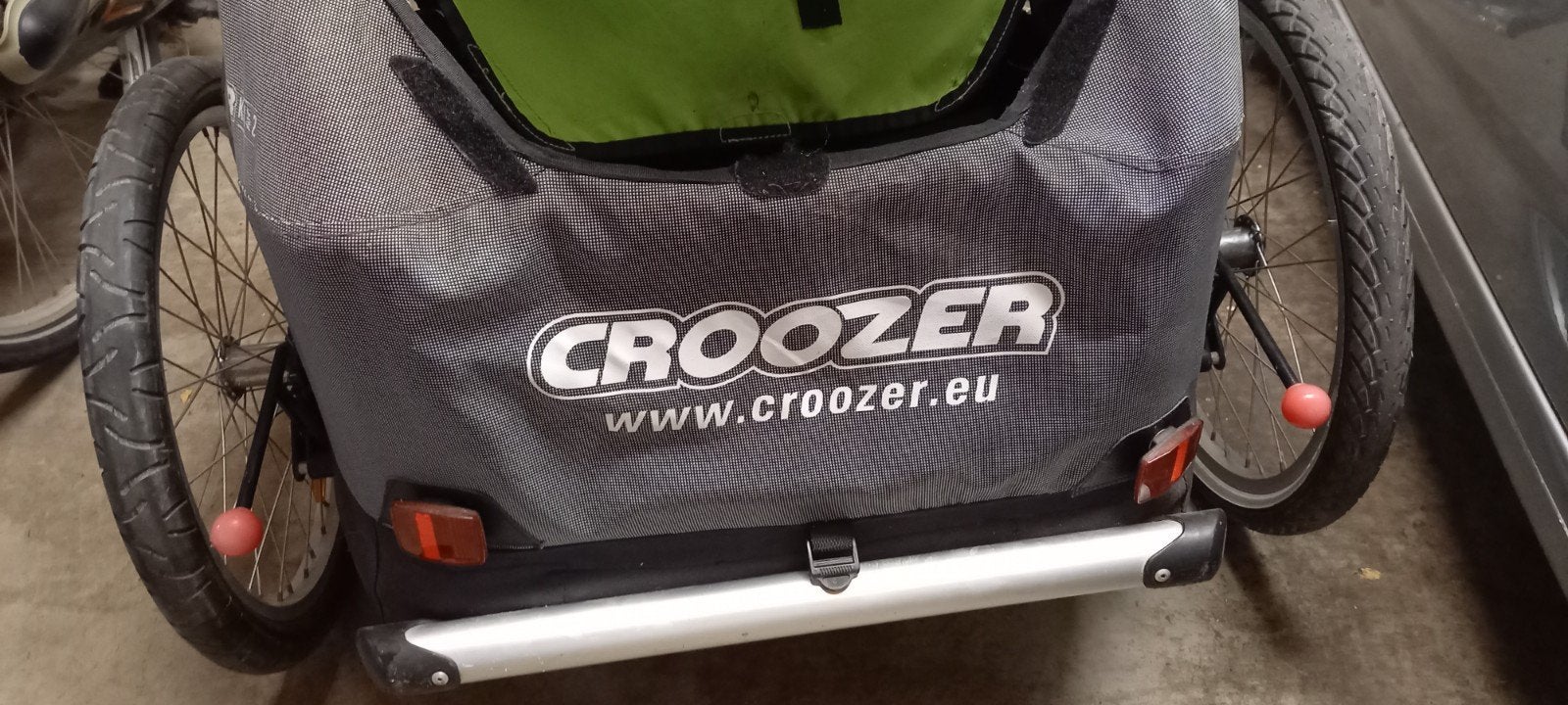 Croozer Fietskar - Ideaal voor Kinderen en Honden, Ophalen, Gebruikt, Opvouwbaar, Croozer