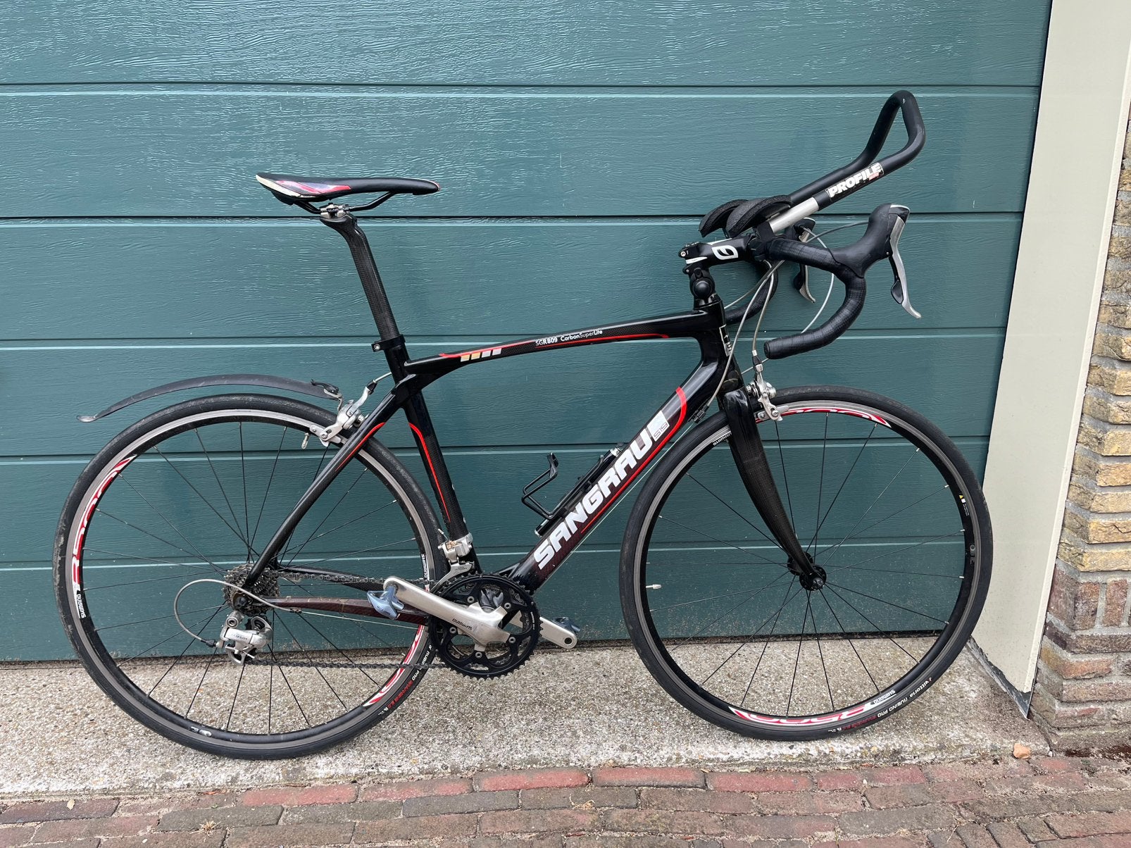 Racefiets volledig carbon/Shimano Ultegra, Fietsen en Brommers, Fietsen | Racefietsen, 28 inch, Gebruikt, Carbon, 15 tot 20 versnellingen